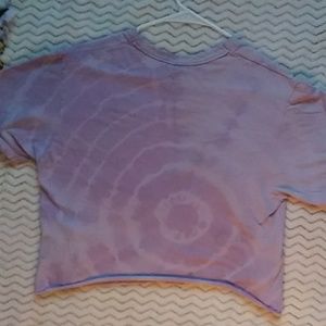 Tie dye cropped Tee